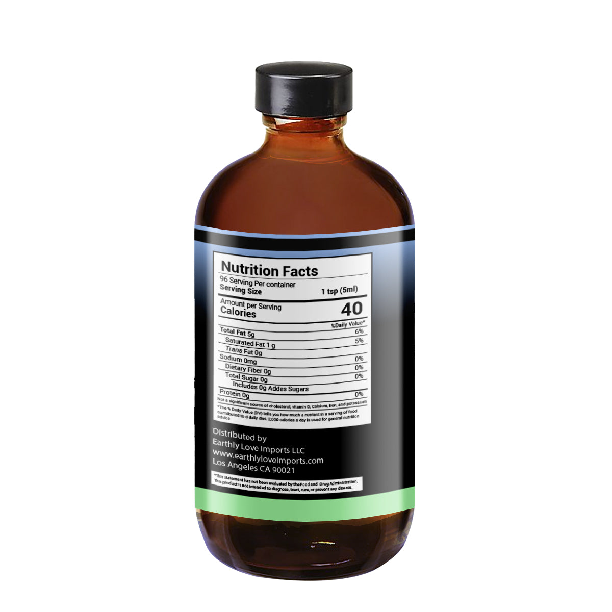 Black Seed Oil (Cold-Pressed, Virgin, Unrefined)