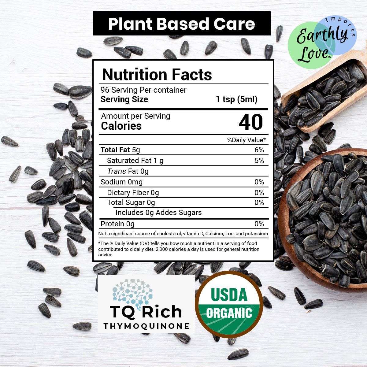 Black Seed Oil (Cold-Pressed, Virgin, Unrefined)