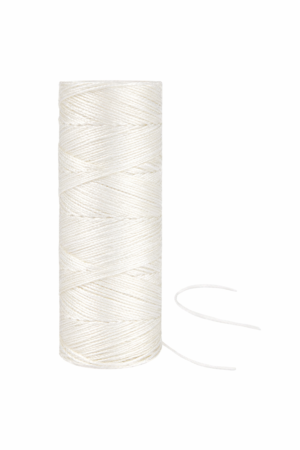 18A: White Flat wax thread 32 yards