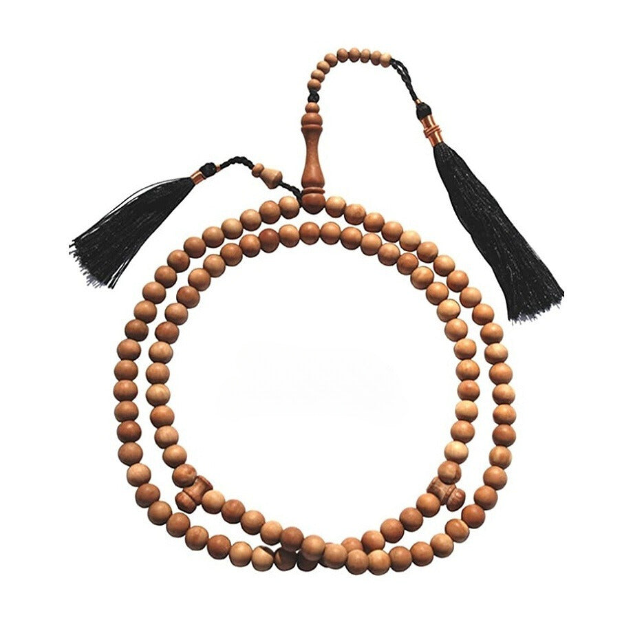 20A: 99 Beads Sandalwood Tasbih (6mm)(22")
