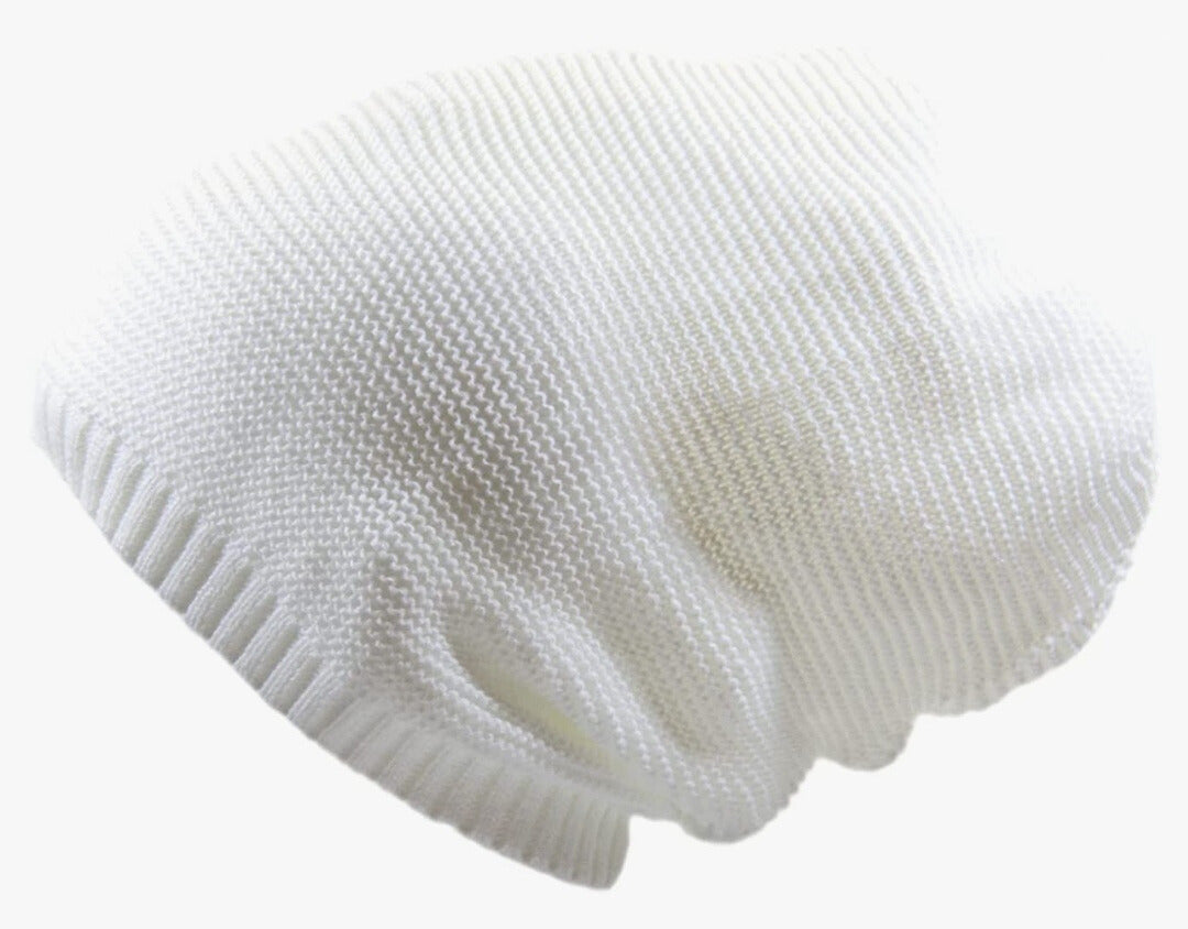 3FF: White Rasta Dreadlock Beanie (L)