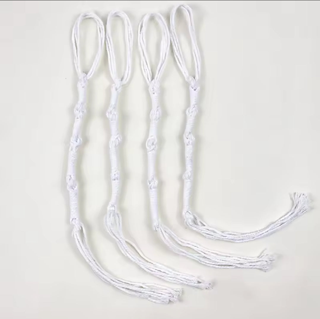 5B: Tzitzits Off-White Thread metal clips not included