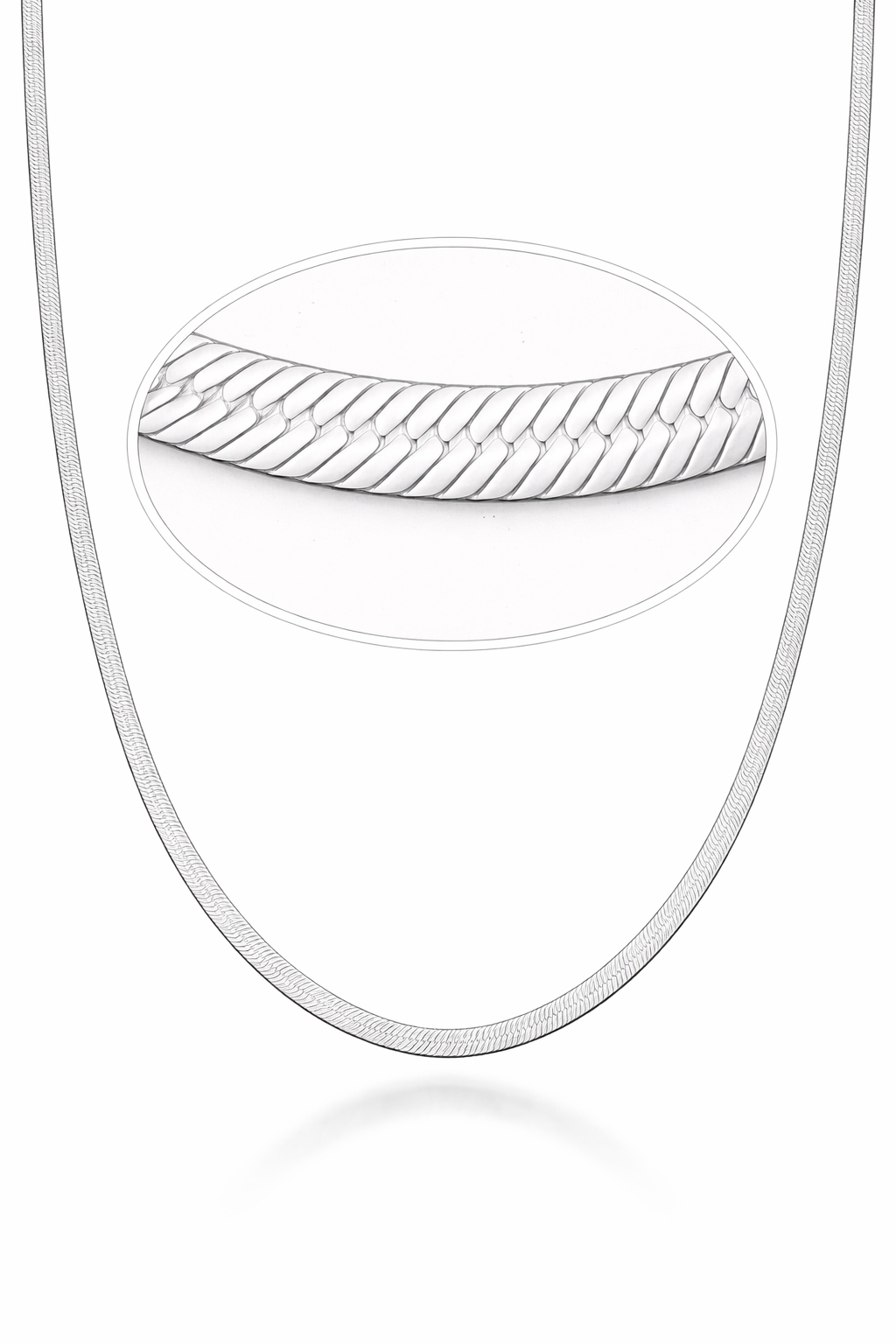 21W. Eslabón cubano con corte de diamante, plata esterlina italiana .925