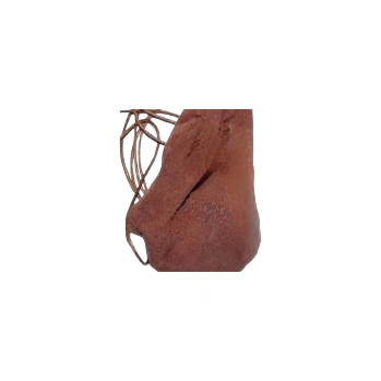 7C: (Natural Leather) Rune Bag (2" X 2.5")