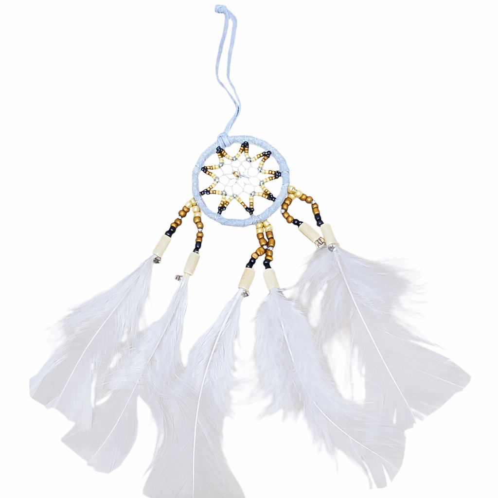 8D: Grey Dream Catcher Styles May Vary approx 2”- 3"