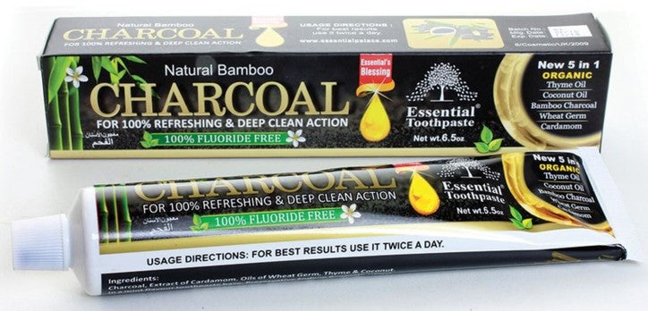 Charcoal Bamboo Tooth Paste - Earthly Love Imports